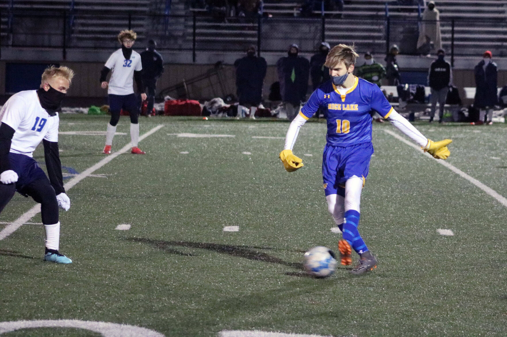 Rice Lake boys soccer Division 2 sectionals vs. Unity/St. Croix Falls 10-29-20